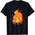 thumbnail image 1 of Halloween Costume DIY Last Minute Fire Couple Matching Party T-Shirt, 1 of 4