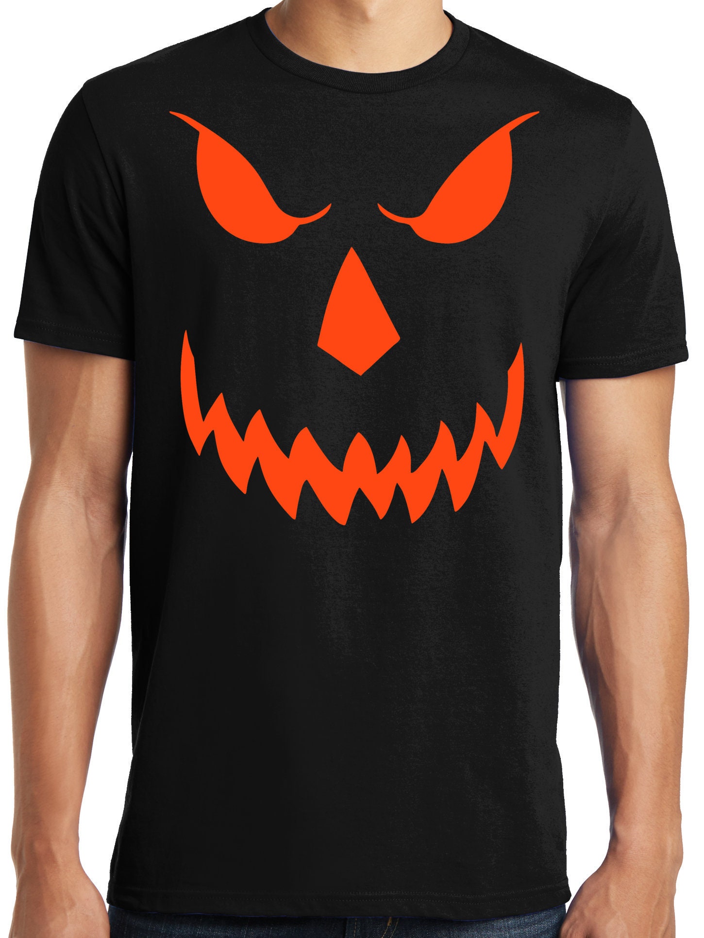 Halloween Costume Evil Scary Pumpkin TShirt