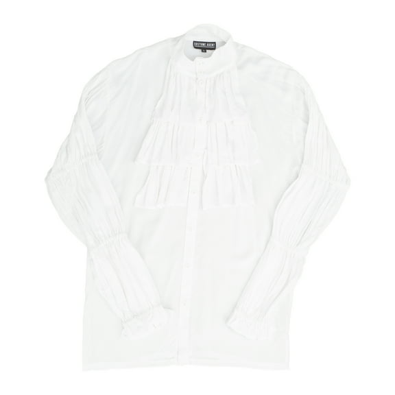 Halloween Costume Jerry Puff White Buttom Up Shirt - L