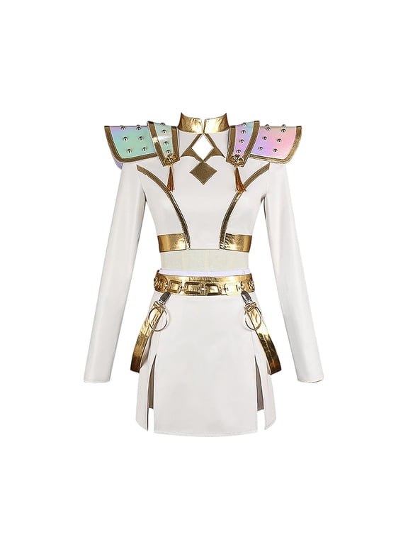 Halloween Costume Pop Star Stage Outfit Pop Idol Printed Jacket
