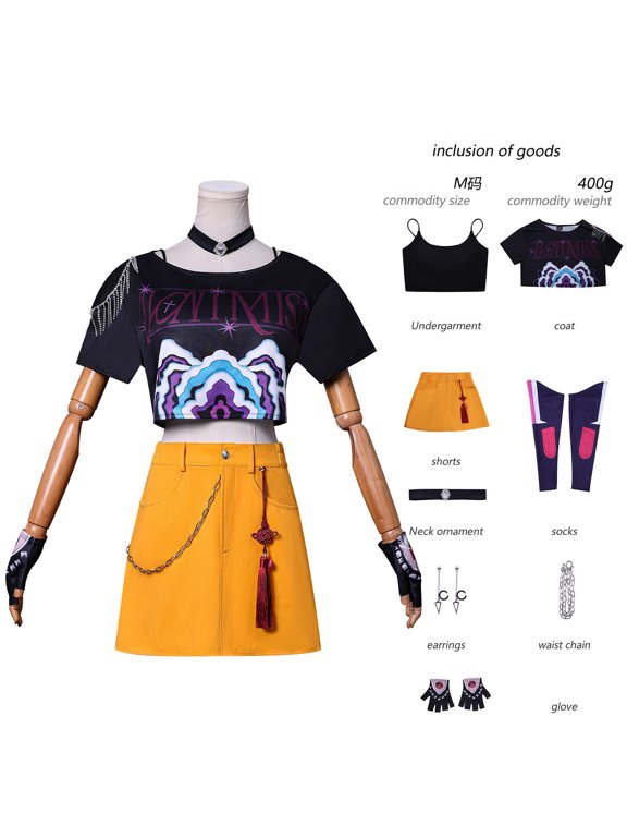 Halloween Costume Pop Star Stage Outfit Pop Idol Printed Jacket