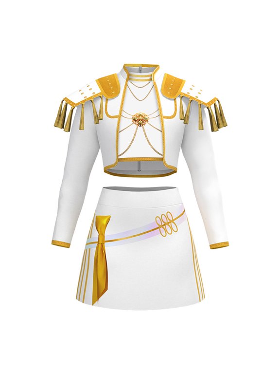 Halloween Costume Pop Star Stage Outfit Pop Idol Printed Jacket