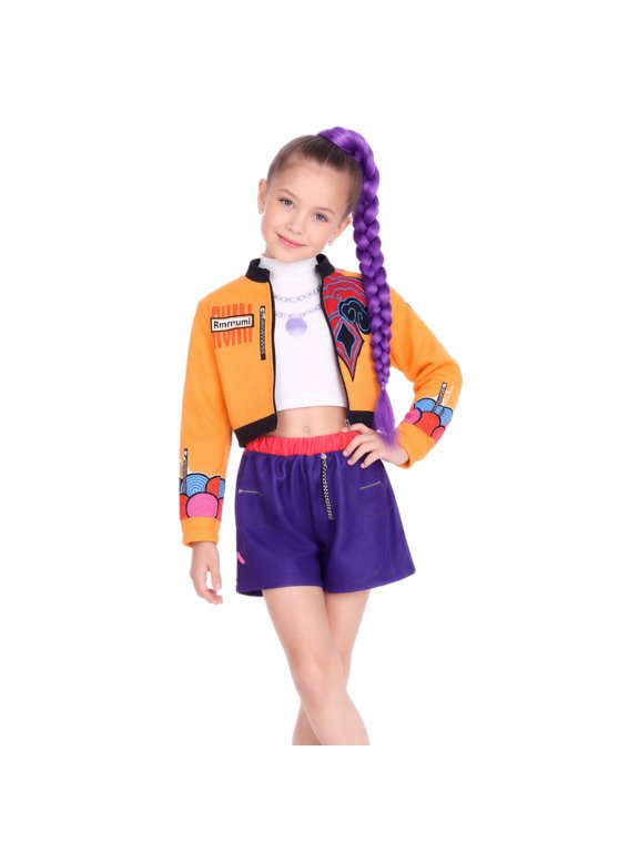 Halloween Costume Pop Star Stage Outfit Pop Idol Printed Jacket