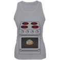 thumbnail image 1 of Halloween Costume Pregnant Bun in the Oven Juniors Soft Tank Top Grey 2XL, 1 of 1