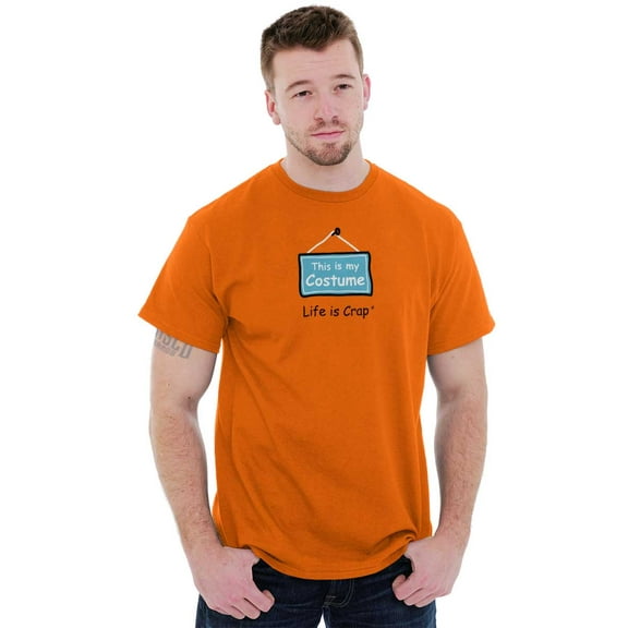 Halloween Costume Sarcastic Spooky Men's Graphic T Shirt Tees Brisco Brands S