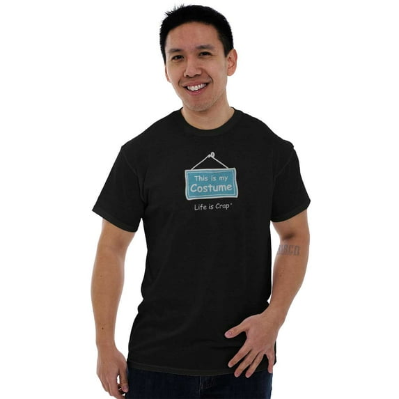 Halloween Costume Sarcastic Spooky Men's Graphic T Shirt Tees Brisco Brands S