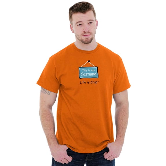 Halloween Costume Sarcastic Spooky Plus Size Crewneck Graphic Tee Shirt Brisco Brands 2X