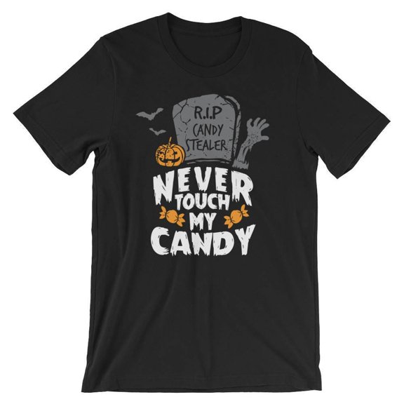 Halloween Costume Shirt R.I.P. Candy Steeler Never touch my Candy UNISEX T-Shirt