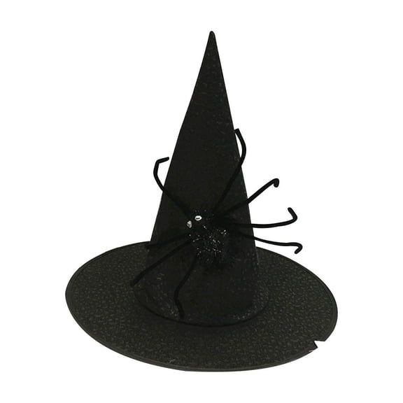 Halloween Costume for Boys Girls, Halloween Witch Hat for Kids Wide Brim Spider Halloween Wizard Hat for Halloween Costume Dress up Party Supplies