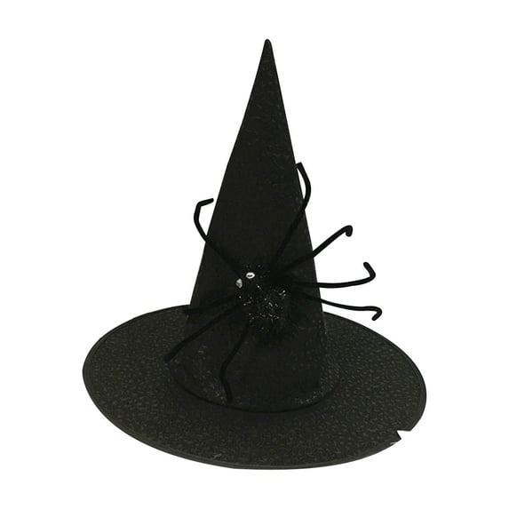 Halloween Costume for Boys Girls, Halloween Witch Hat for Kids Wide Brim Spider Halloween Wizard Hat for Halloween Costume Dress up Party Supplies