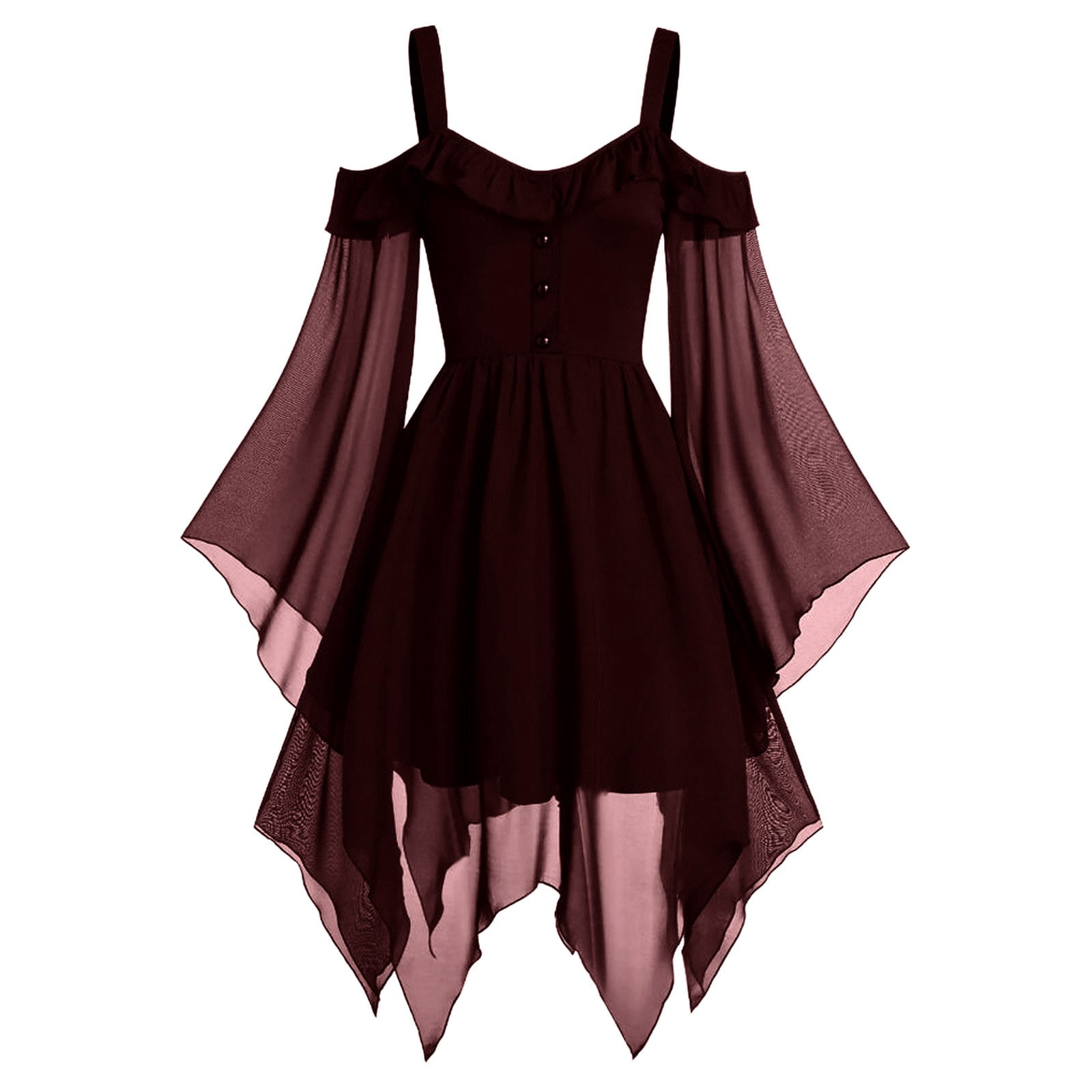 Halloween Costumes 2024 Cosplay Party Vacation Women's Chiffon