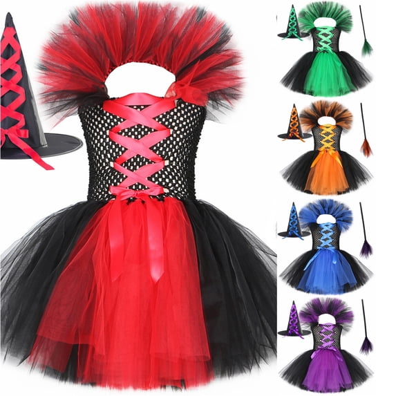 Halloween Costumes For Girls Sleeveless With Comfortable And Easy Ensemble Cute Costumes For Girls 1-12 Years