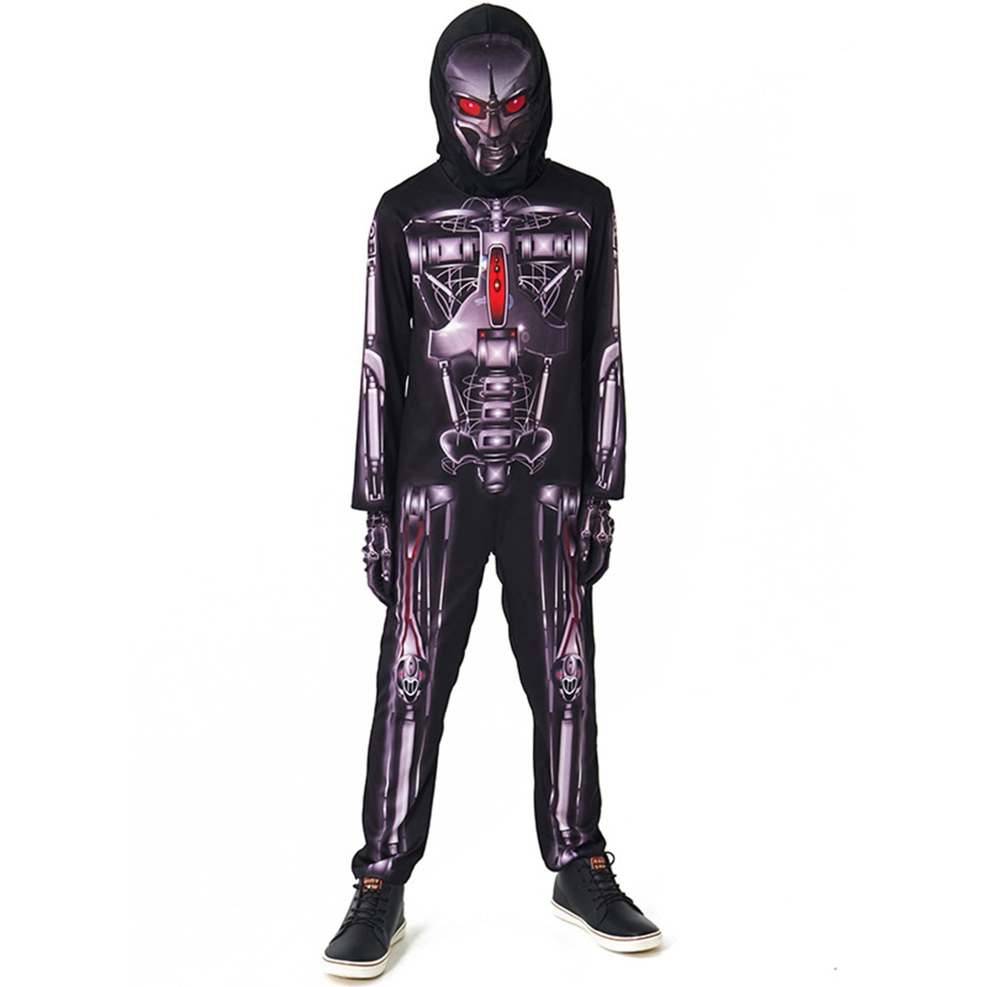Halloween Costumes Long Sleeve Cyberpunk Robot Warrior Cosplay Costume