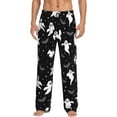 Halloween Costumes Mens Pajama Pants, ghost halloween bat Sleep Lounge