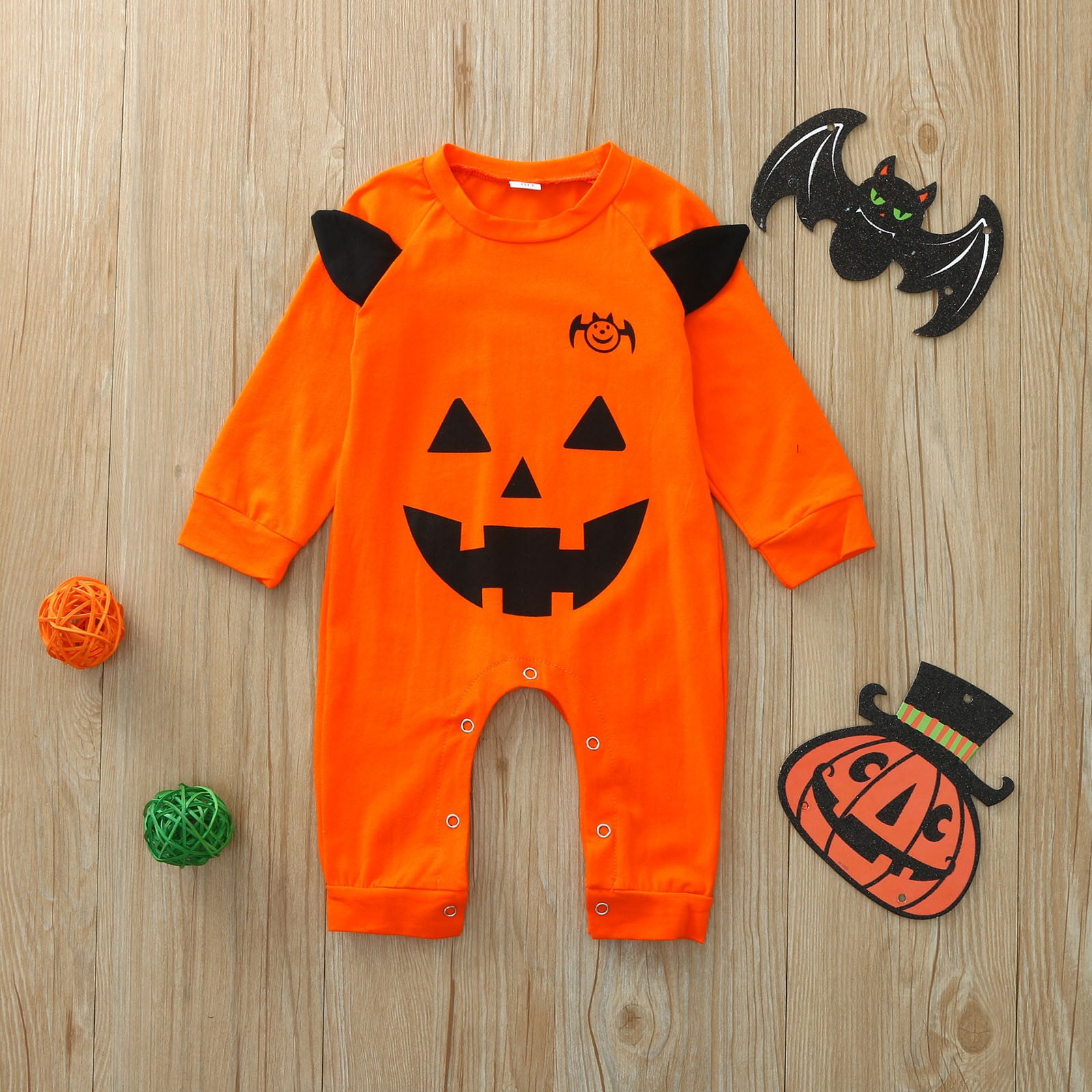 Halloween Costumes Newborn Infant Baby Soft Comft Cotton Print Romper