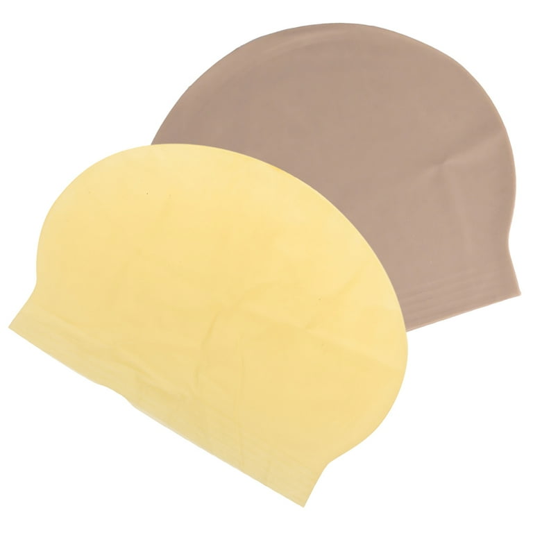 Halloween Costumes Roleplay Fake Leather Case Cosplay Bald Cap Wig Yellow Outfit Makeup Latex Caps Head Cover Monk 2 Pcs