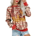 Halloween Costumes Woman 2024 Pumpkin Bats Pattern Pullover Tops Long