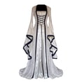 thumbnail image 1 of Halloween Costumes for Women, Medieval Renaissance Costume Dress, Vintage Performance Gown with Classic Style, Long Dress Outfit for Halloween Parties, Cosplay, 1 of 3