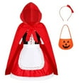 Halloween Costumes Women's Little Red Riding Hood Performance Dress