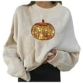 Halloween Costumes Womens Casual Long Sleeve Round Neck Sweatshirts