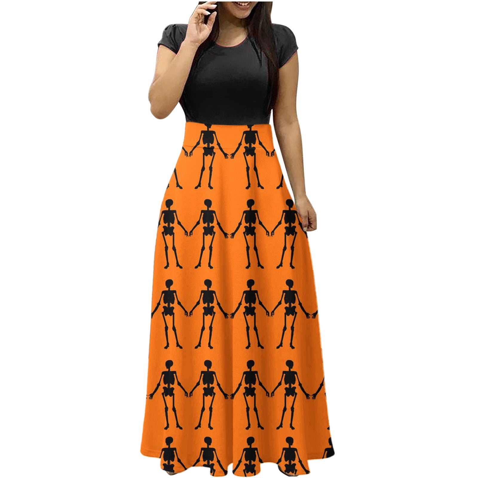 Halloween Costumes for Women Womens Halloween Costumes Skeleton Print