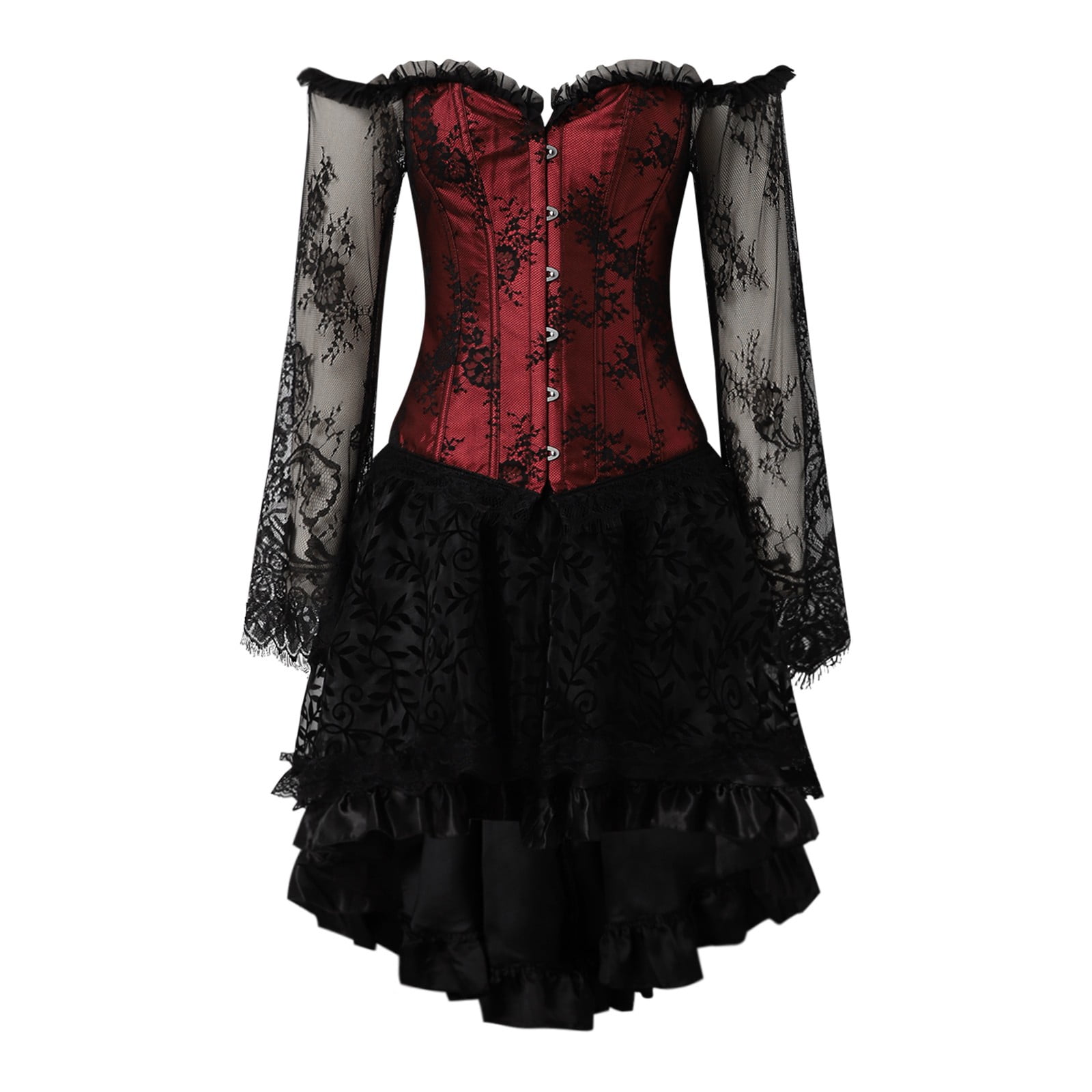 for Women s Sexy Lace Long Dress Suit Court Body Plus Skirt Party Skirt