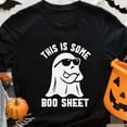 thumbnail image 1 of Halloween Cotton Ghost Graphic Tee T Shirt Top Boo Sheet Spooky Humor Design T-Shirt Black S-5XL, 1 of 5
