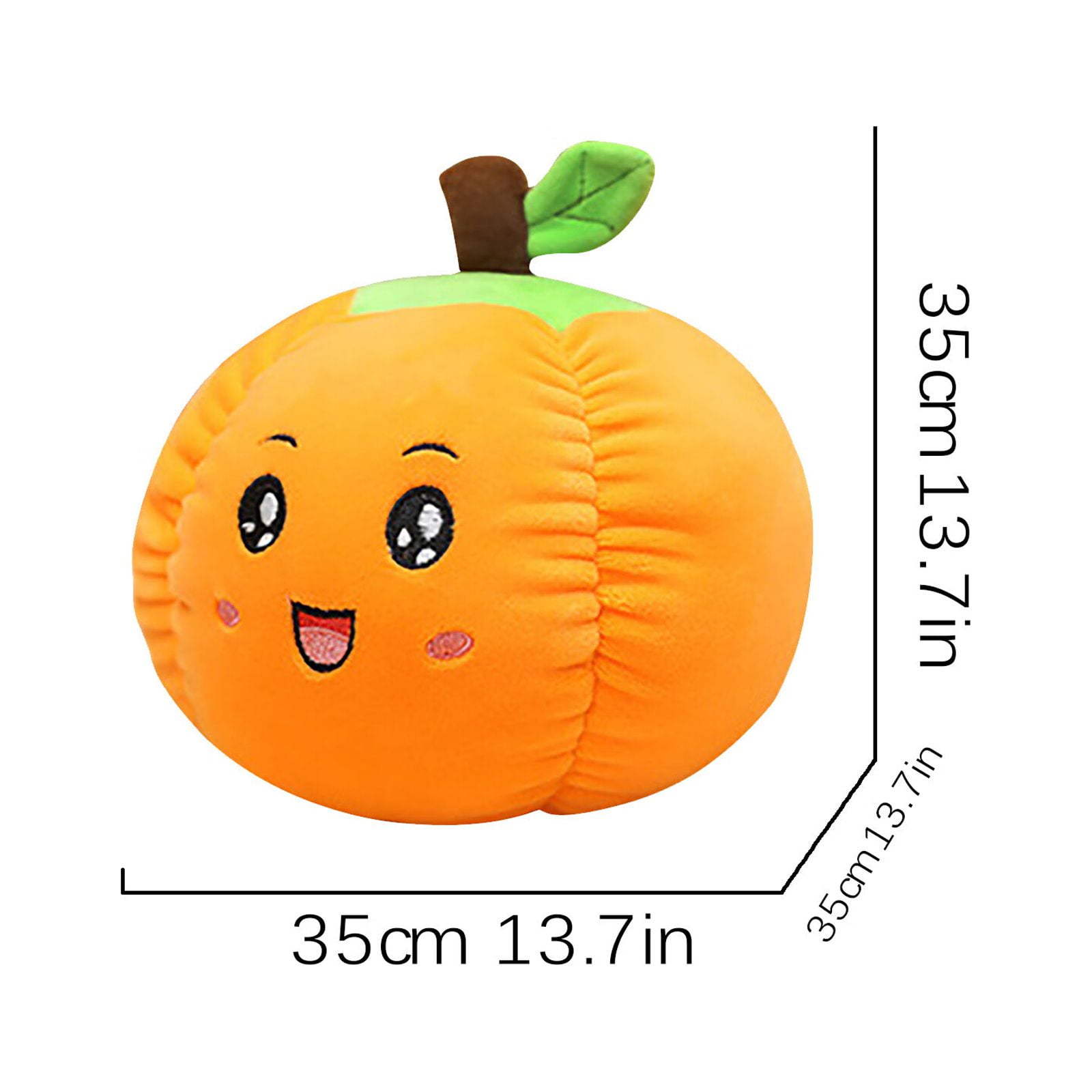 Halloween Couch Pillow Soft Pumpkin Plush Pillow