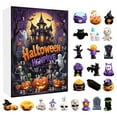 thumbnail image 1 of Halloween Countdown Calendar Figurine Advent Decor Resin Spooky Ornaments for Home Party Decoration Holiday Collectors(B), 1 of 5