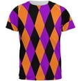 thumbnail image 1 of Halloween Court Jester Costume All Over Mens T Shirt Multi LG, 1 of 2
