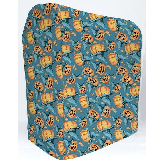 Halloween Cover Compatible with Kitchenaid Stand Mixer by Penny's Needful Things (Jack-O-Lanterns, 4.5qt / 5qt Tilt Head)