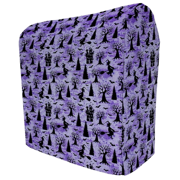 Halloween Cover Compatible with Ninja Slushi Professional Frozen Drink Maker by Penny's Needful Things (Regular) (Haunted Houses & Witches)