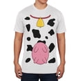 thumbnail image 1 of Halloween Cow Costume Udders Funny Mens T Shirt, 1 of 5
