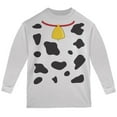 thumbnail image 1 of Halloween Cow Costume White Youth Long Sleeve T-Shirt - Youth Medium, 1 of 1