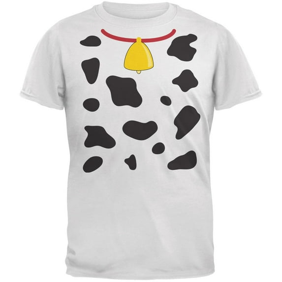 Halloween Cow Costume Youth T-Shirt - Youth Large