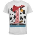 thumbnail image 1 of Halloween Cowgirl Costume Mens Soft T Shirt White SM, 1 of 1
