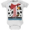 thumbnail image 1 of Halloween Cowgirl Costume Soft Baby One Piece White 18-24 M, 1 of 1