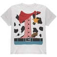 thumbnail image 1 of Halloween Cowgirl Costume Youth T Shirt White YMD, 1 of 1