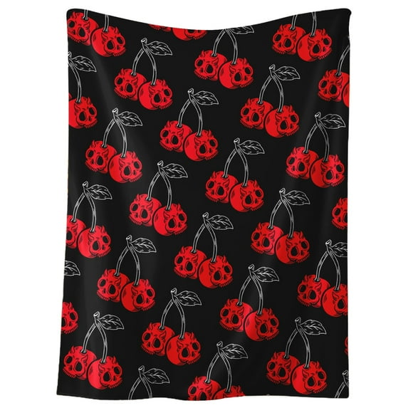 Halloween Cozy Flannel Throw Blanket 70x100cm, Soft Reversible Blanket for Couch Sofa, Seasonal Fall Decor, Lightweight Warm Nap Blanket for Adults, Kids, Machine Washable