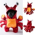 thumbnail image 1 of Halloween Crab for Dogs Cats Funny Pet Outfit Small Medium Sized Animals Cute Dress Up Party Apparel, 1 of 4