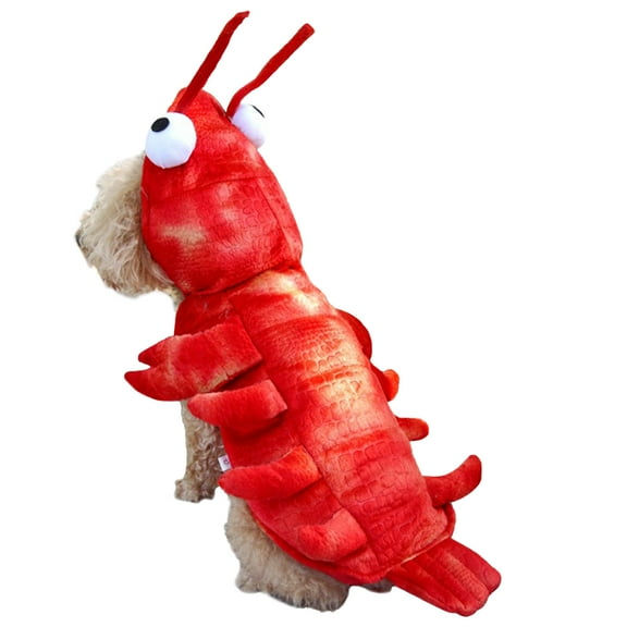 Halloween Crawfish Pet Costume - Funny & Creative Costume for Cats and Dogs, Perfect for Small to Large Dogs, Spooky & Fun Halloween Outfit
