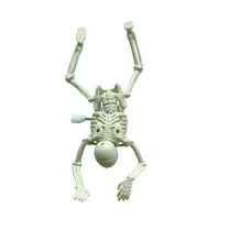 Halloween Crawling Skeleton Wind Up Toy For Horror Fun 6.1 Inches Long