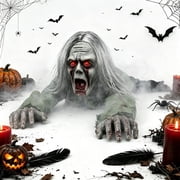 Halloween Crawling Zombie Crawling Animatronic with Light & Sound