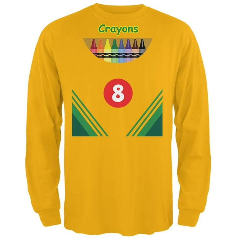 Orange Crayon Box Full Set Of Crayons Halloween Costume T-Shirt Orange Crayon Box Full Set Of Crayons Halloween Costume T-Shirt
