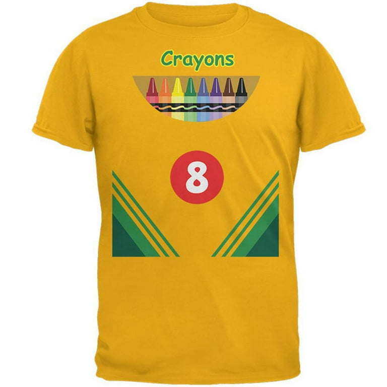 Crayon Box Of 8 Costume Halloween T-Shirt Crayon Box Of 8 Costume Halloween T-Shirt