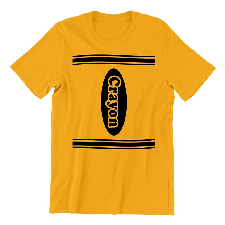 Yellow Crayon Shirt Halloween Group Costume T-Shirt Yellow Crayon Shirt Halloween Group Costume T-Shirt
