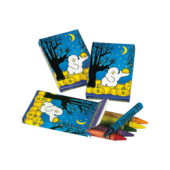 Halloween Crayons (2Dz) - Basic Supplies - 24 Pieces