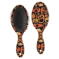 thumbnail image 1 of Halloween Crazy Pumpkins Pattern Hair Brush,Girls Detangling Hair Brush,Glide Through Tangles with Ease for Wet & Dry Hair,8.8"X2.8", 1 of 7