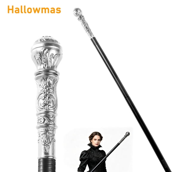 Halloween Creations Walking Cane , Vintage Staff Prop Stick Accessories for Dress Canes, Party for Adults