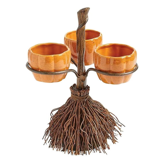 Halloween Creative Snack Basket, Sell Hot! Dienrx Halloween Pumpkin Snack Bowl Stand Halloween Creative Snack Basket